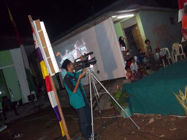 Kameramen sedang aksi