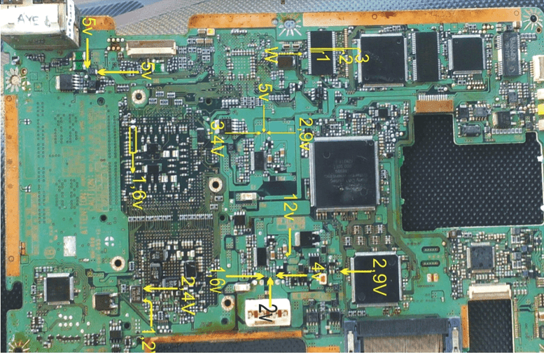 Test point PS2 blank seri 30XXAX baut 8 1