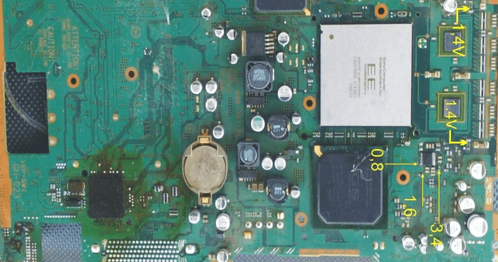 Test point PS2 blank seri 500XXX GH 023 2