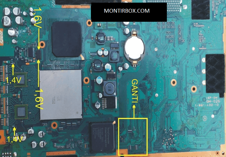 Test point PS2 blank seri 50XXX GH 026 2