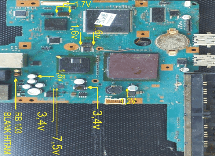 Test point PS2 blank seri 90XXX 1