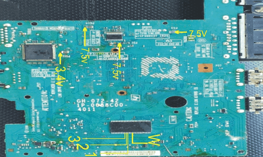 Test point PS2 blank seri 90XXX 2