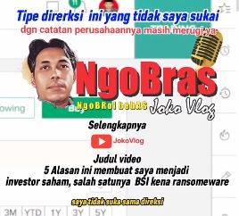 direksi yg tak benci