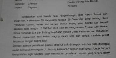 Hati-hati soto daging babi di kabupaten Bantul