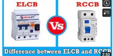 Perbedan dan persamaan ELCB dan RCCB