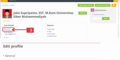 Cara edit profile dan cara melihat keaslian sertifikat dari solusimu.mou.ac.id 