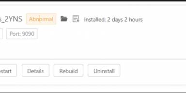 Prometheus di docker aapanel tidak jalan muncul Abnormal dan di log unknow log flag '--storage.tsb.retention'